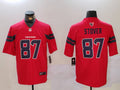 Men's Houston Texans Cade Stover Red Alternate Game Jersey