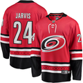 Men's Carolina Hurricanes Seth Jarvis Red Player Game Jersey