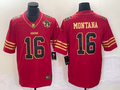 Men's San Francisco 49ers Joe Montana Scarlet Vapor F.U.S.E. Limited Jersey