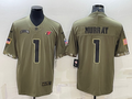 Men's Arizona Cardinals Kyler Murray Olive 2022 Salute To Service Limited Jersey