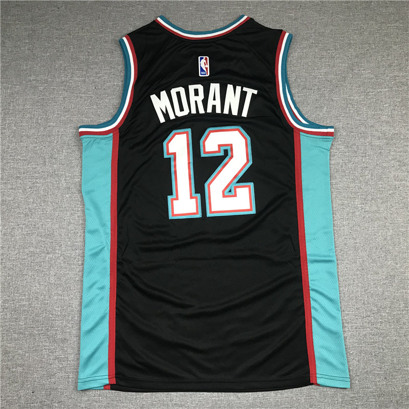 Men's Memphis Grizzlies Ja Morant Black Classics Swingman Jersey