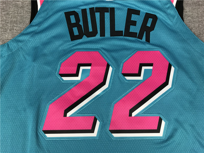 Men's Miami Heat Jimmy Butler NBA Blue Swingman Jersey