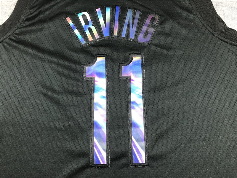 Men's Brooklyn Nets Kyrie Irving Black Swingman Player Jersey