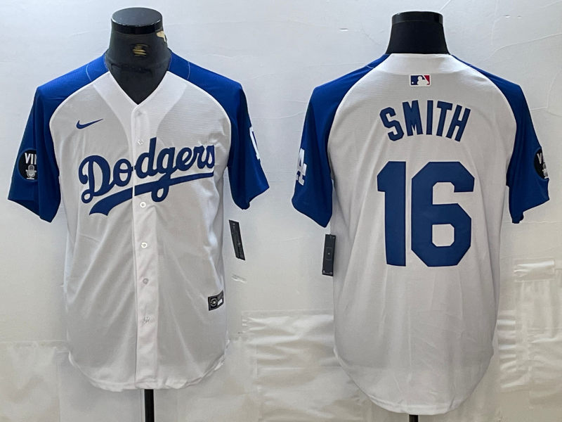 Men's Los Angeles Dodgers Will Smith White Limited Jersey