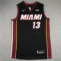 Men's Miami Heat Bam Adebayo Black 2022/23 Fast Break Replica Jersey - Icon Edition