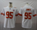 Men's Kansas City Chiefs Chris Jones White Game Jersey