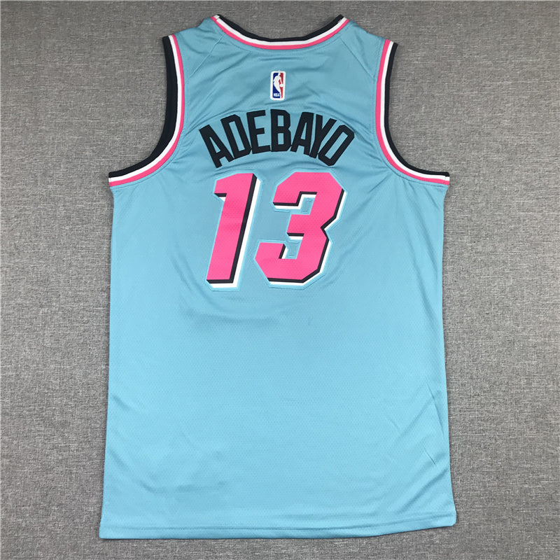 Men's Miami Heat Bam Adebayo Blue Swingman Player Jersey