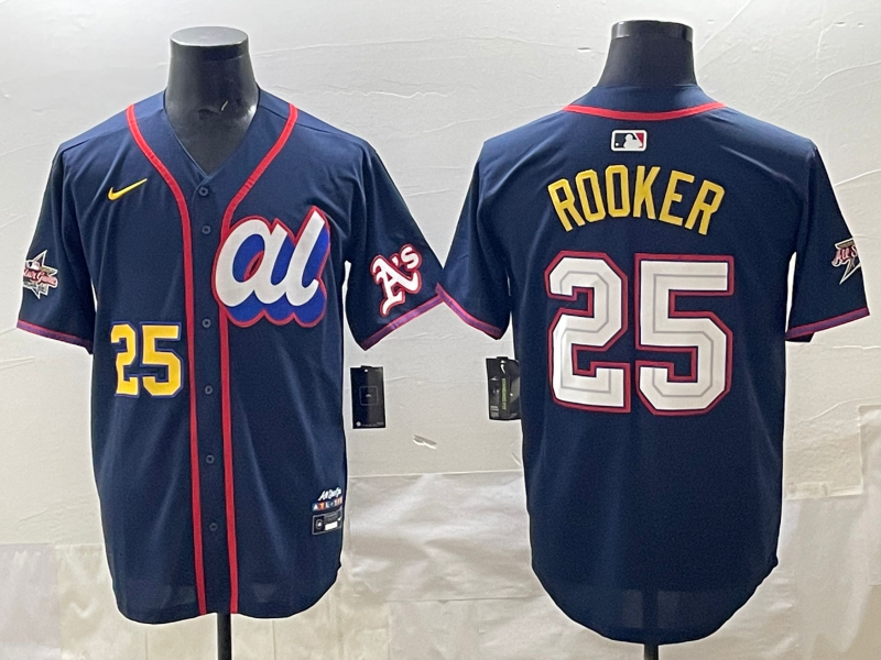 Men's American League Brent Rooker Navy 2025 All-Star Edition Limited Player Jersey