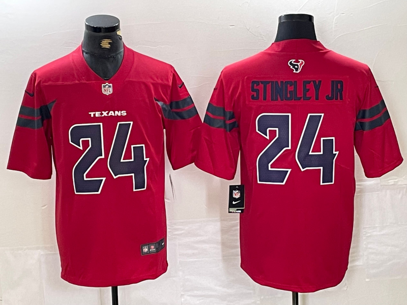 Men's Houston Texans Derek Stingley Jr. Red Alternate Game Jersey