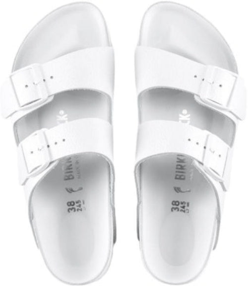 Birkenstock Arizona 1022414 White Leather Sandals