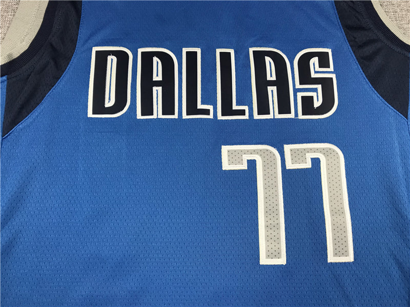 Men's Dallas Mavericks Luka Doncic NBA Blue Replica Jersey