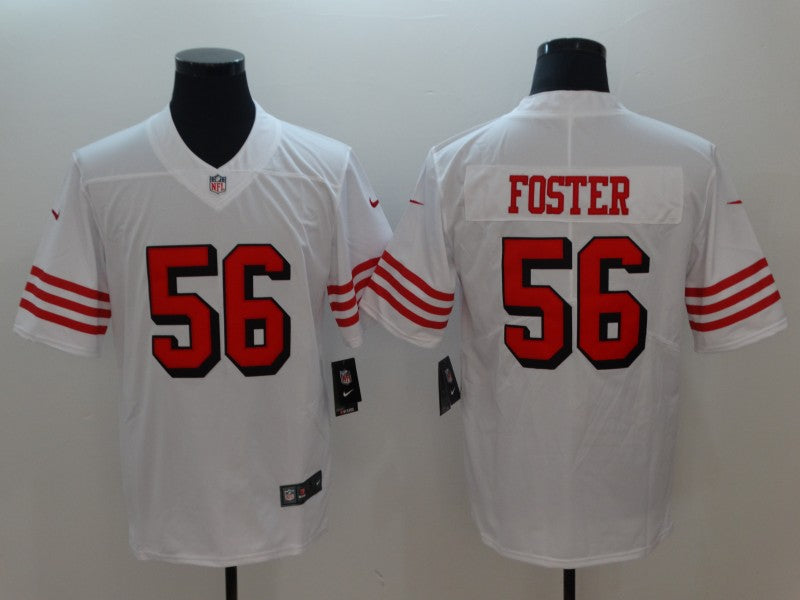 Men's San Francisco 49ers Ruben Foster White Game Jersey