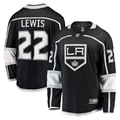Men's Los Angeles Kings Trevor Lewis Black Home Breakaway Jersey