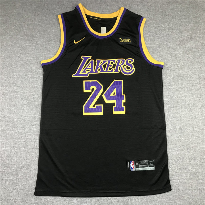 Men's Los Angeles Lakers Kobe Bryant Black 2020/21 Swingman Player Jersey
