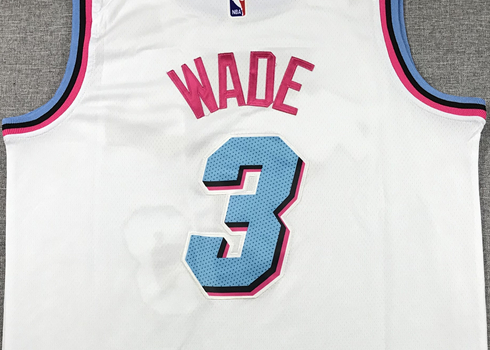 Men's Miami Heat Dwyane Wade NBA White Swingman Player Jersey