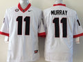 Men's Georgia Bulldogs Aaron Murray White Player Game Jersey
