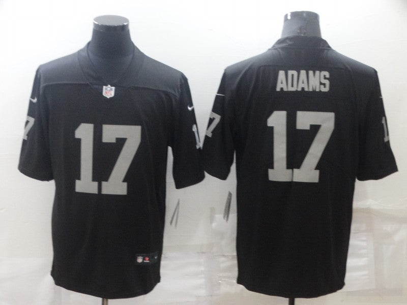Men's Las Vegas Raiders Davante Adams Black Game Jersey Stitched American Football Jerseys