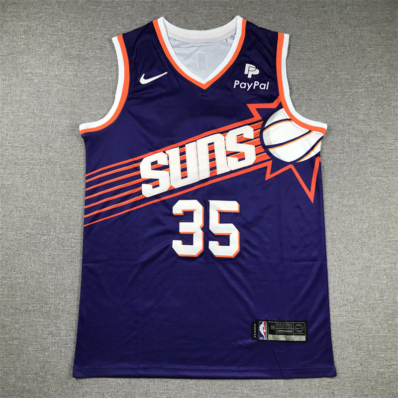Men's Phoenix Suns Kevin Durant Purple 2023/24 Fast Break Replica Jersey - Icon Edition