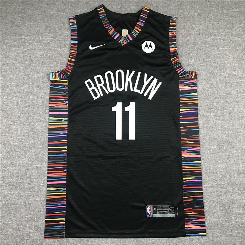 Men's Brooklyn Nets Kyrie Irving Black Swingman Jersey - City Edition