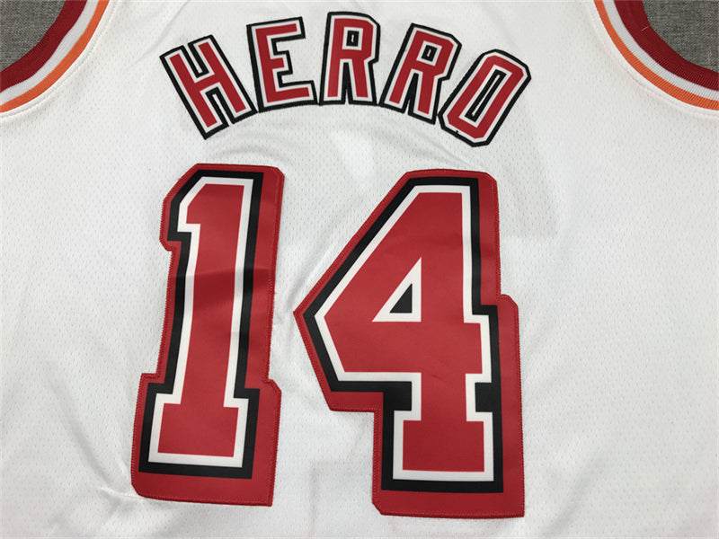 Men's Miami Heat Tyler Herro White 2022/23 Swingman Jersey - Classic Edition