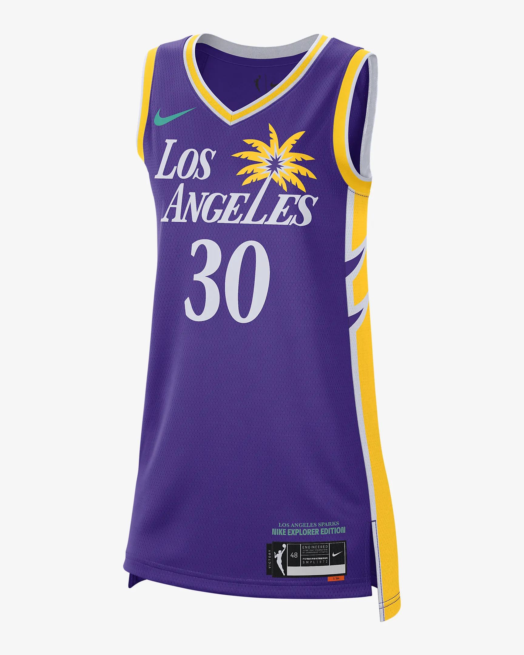 Men's Los Angeles Sparks Nneka Ogwumike Purple Player Jersey