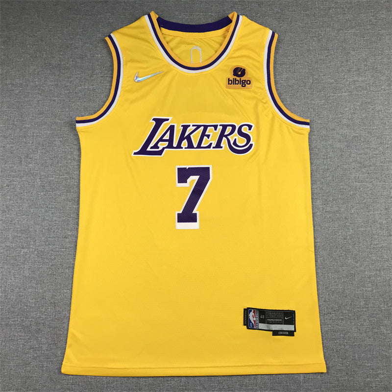 Men's Los Angeles Lakers Carmelo Anthony Gold 2021/22 Fast Break Replica Jersey