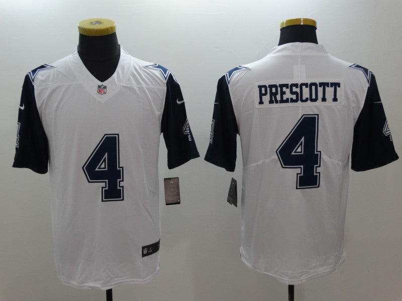 Men's Dallas Cowboys Dak Prescott White Rush legend Jersey