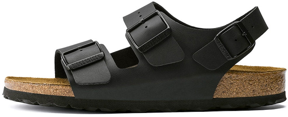 Birkenstock Milano Birko-Flor 34791 Dark Brown Sandals