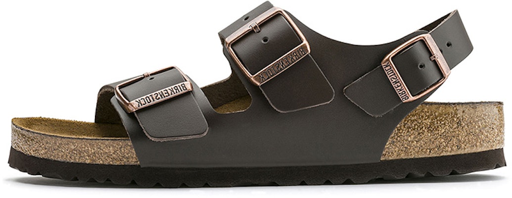 Birkenstock Milano 34101 Brown Leather Sandals