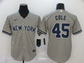 Men's New York Yankees Gerrit Cole Gray Replica Baseball Jersey