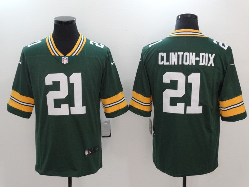 Men's Green Bay Packers Ha Ha Clinton-Dix Green Game Player Jersey