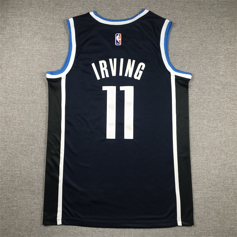 Men's Dallas Mavericks Kyrie Irving Navy Swingman Jersey - Statement Edition