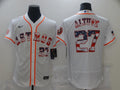 Men's Houston Astros Jose Altuve White Authentic Game Jersey