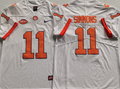 Men's Clemson Tigers Isaiah Simmons White Game Jersey