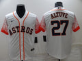 Men's Houston Astros Jose Altuve White Alternate Game Jersey