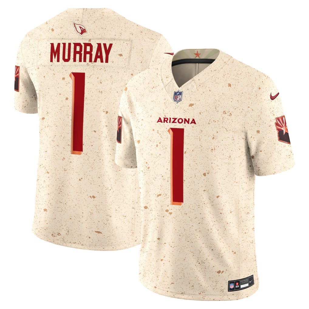 Men's Arizona Cardinals Kyler Murray Natural 2025 Rivalries Collection Limited Jersey