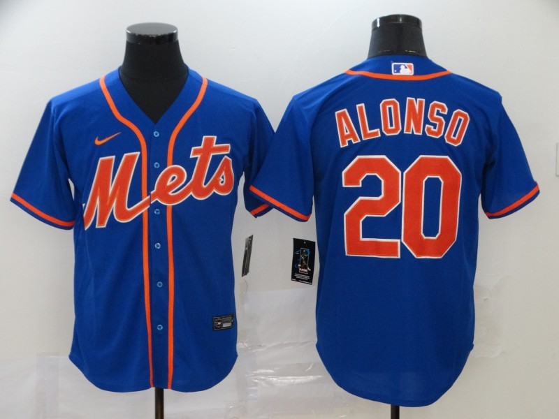 Men's New York Mets Pete Alonso Blue Replica Baseball Jersey