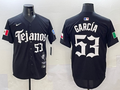 Men's Texas Rangers Adolis Garcia Black Player Jersey