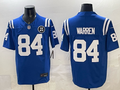 Men's Indianapolis Colts Tyler Warren Royal Game Jersey