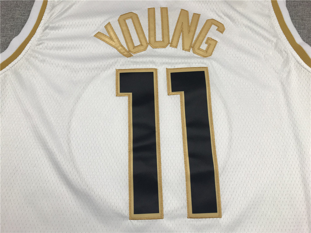Men's Atlanta Hawks Trae Young White Swingman Jersey
