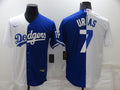 Men's Los Angeles Dodgers Julio Urias White/Blue Replica Baseball Jersey