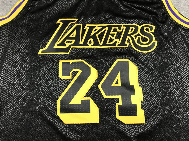 Men's Los Angeles Lakers Kobe Bryant Black City Edition Swingman Jersey