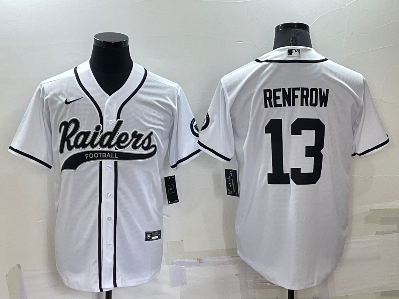 Men's Las Vegas Raiders Hunter Renfrow White Game Jersey Joint Edition