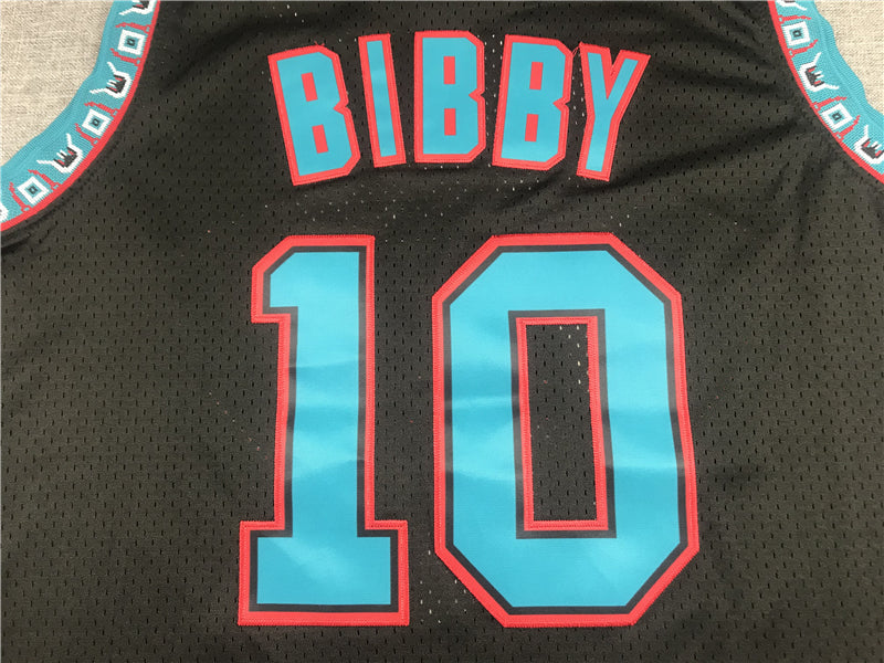 Men's Memphis Grizzlies Mike Bibby Black Classics Swingman Jersey