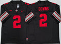 Men's Ohio State Buckeyes Caleb Downs Black Player Jersey