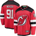 Men's New Jersey Devils Dawson Mercer Red Player Game Jersey