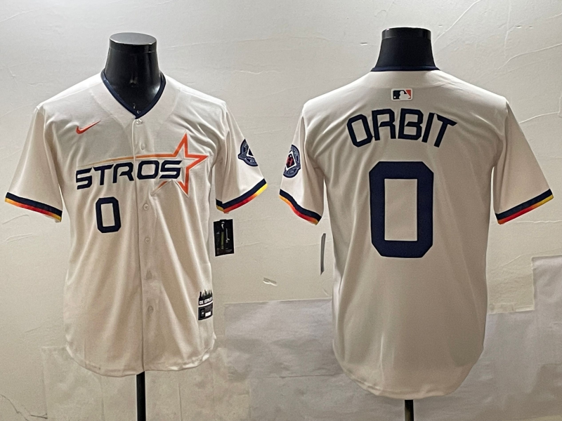 Men's Houston Astros Orbit Cream 2025 City Connect Limited Player Jersey