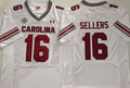 Men's South Carolina Gamecock Lanorris Sellers White Player Jersey