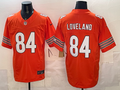 Men's Chicago Bears Colston Loveland Orange Alternate Player Game Jersey