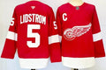 Men's Detroit Red Wings Nicklas Lidstrom Fanatics Red Player Jersey